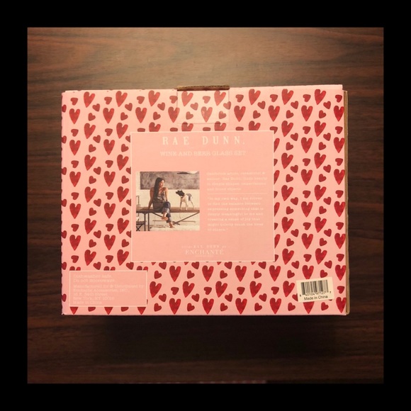 NIB Rae Dunn Wine and Beer Glass Set - Picture 5 of 8